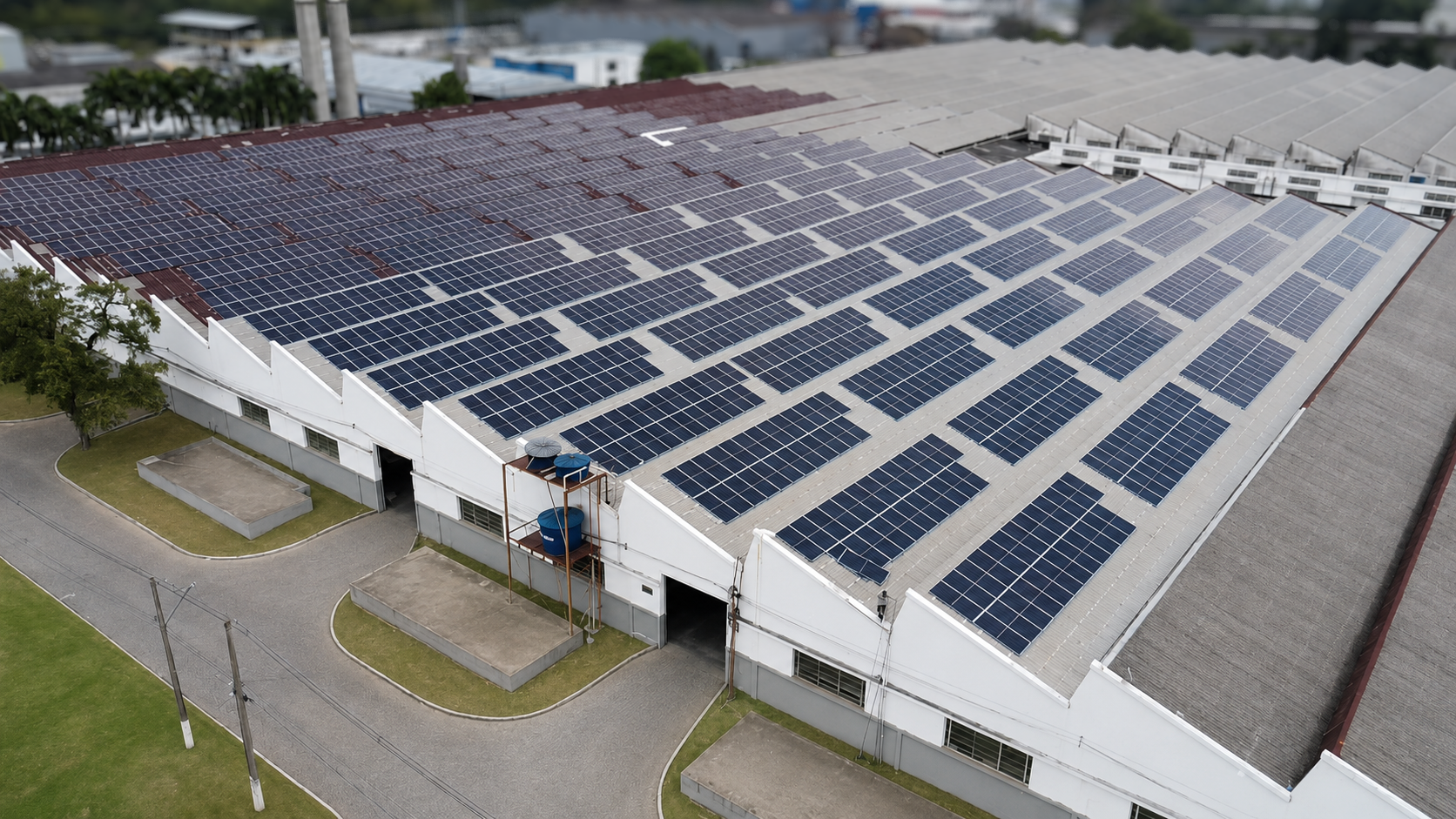 A maior usina solar de telhado do Rio de Janeiro, construída e operada pela Aelius Solar