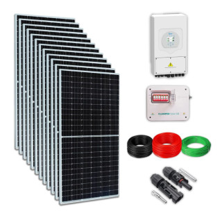 KIT ENERGIA SOLAR 5,5KWP INVERSOR HÍBRIDO 5KW 660KWH/MÊS