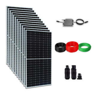 KIT ENERGIA SOLAR 6,6KWP MICROINVERSOR 2KW 990KWH/MÊS