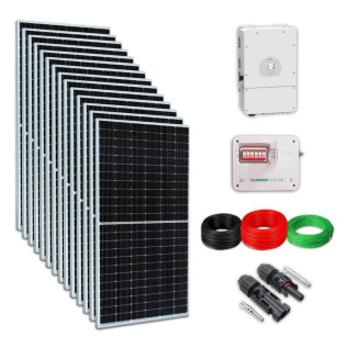 KIT ENERGIA SOLAR 7,7KWP INVERSOR HÍBRIDO 8KW 1155KWH/MÊS