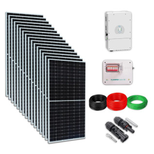 KIT ENERGIA SOLAR 8,8KWP INVERSOR HÍBRIDO 8KW 1050KWH/MÊS