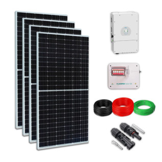 KIT ENERGIA SOLAR 2,2KWP INVERSOR HÍBRIDO 8KW 330KWH/MÊS