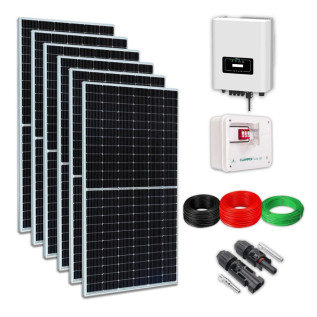 KIT SOLAR 3,3KWP INVERSOR 8KW 495KWH