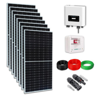 KIT SOLAR 4,4KWP INVERSOR 5KW 660KWH