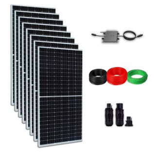 KIT ENERGIA SOLAR 4,4KWP MICROINVERSOR 2KW 660KWH/MÊS