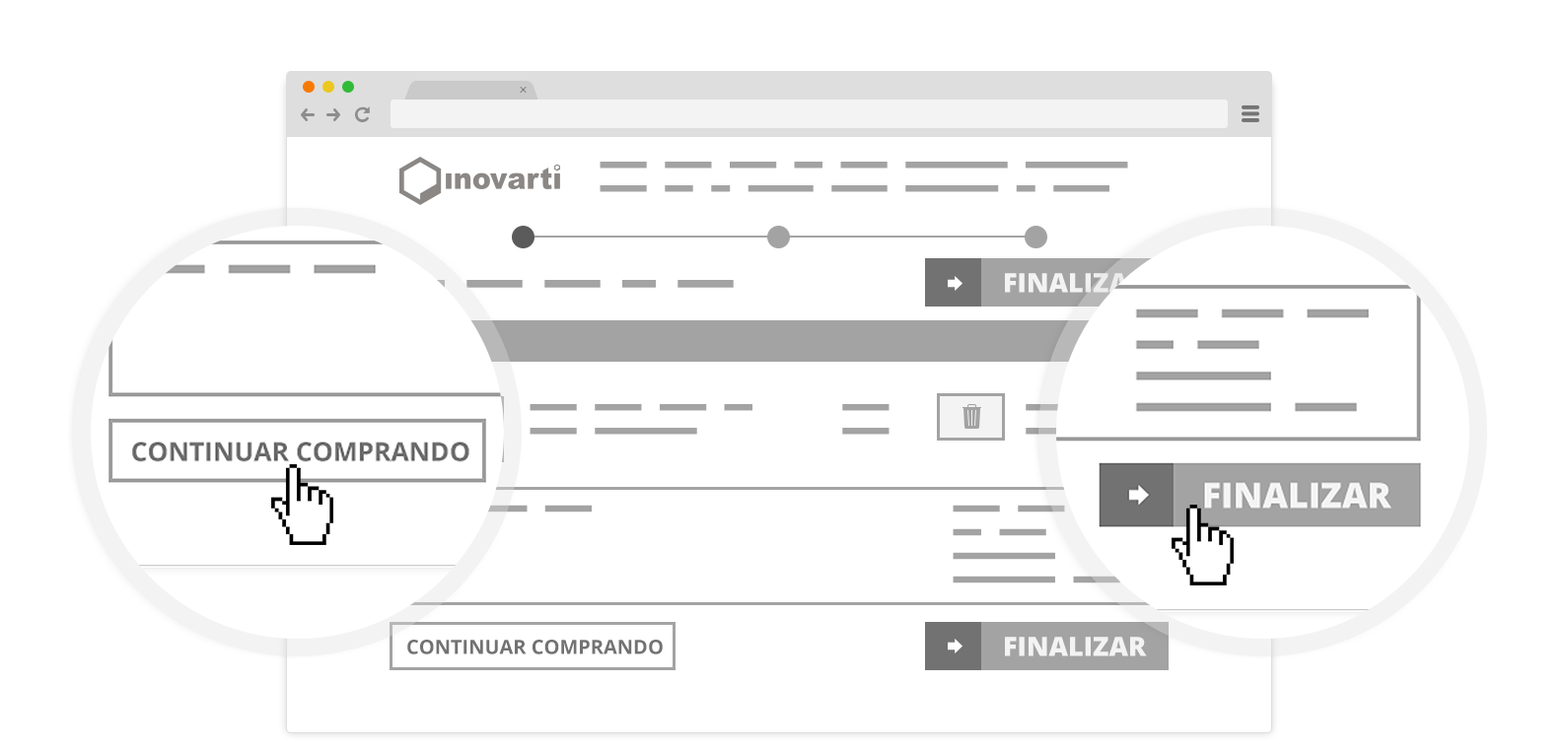 Continuar Comprando e finalizar compra - Aelius Solar